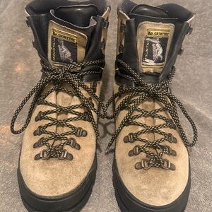 La Sportiva Men's Tan and Black Hiking Boots